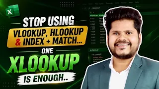 XLOOKUP in Excel | How to Use XLOOKUP Function in Excel | Excel Tutorial in Hindi