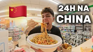 24H COMENDO NA LOJA DE CONVENIÊNCIA DA CHINA🇨🇳