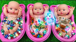 Cute AI Baby Bath Time ASMR 🛁👶 | Relaxing Water Sounds & Satisfying Baby Care Animation