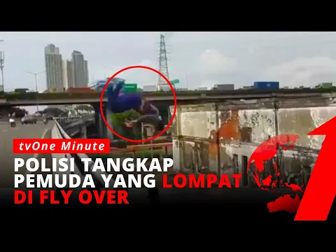 Demi Latih Kemampuan, Pria Ini Nekat Lompat dari Flyover Kemayoran! | tvOne Minute
