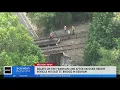 Franklin commuter rail disrupted after truck hits Dedham bridge
