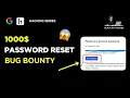 How I Hijacked Password Reset Links 1000 BOUNTY STEP BY STEP