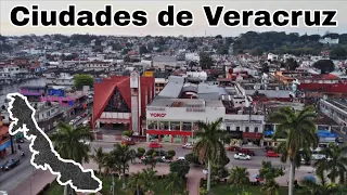 CIUDADES de VERACRUZ 2025 (Las 20 más pobladas) Pánuco, Tantoyuca, Tuxpan, Córdoba, Orizaba, Xalapa