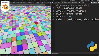 Beginner Blender Python Tutorial Generating a Random Color