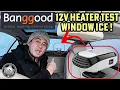 12V Car Heater Banggood Fan Helping Demist Windows - Test