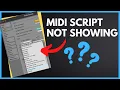 Your MIDI Script Not Showing In Ableton Here s How to fix this