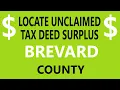 Locate Brevard County Tax Deed Surplus Records - Florida Overbids