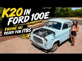 HUGE progress on the FORD 100E K20 ENGINE SWAP