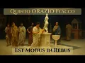 Horace There is a way in things Satire 1 1
