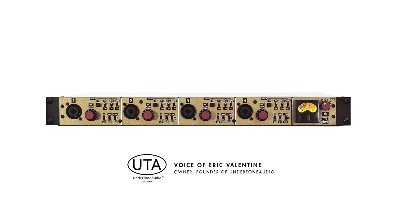 UnderTone Audio MPDI-4 4-Channel Preamp - Vintage King