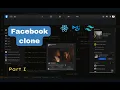 1 1 Facebook clone using React and Tailwind CSS No Talk Tutorial