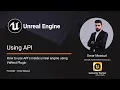 Using APIs in Unreal Engine VaRest Plugin Tutorial JSON Login System