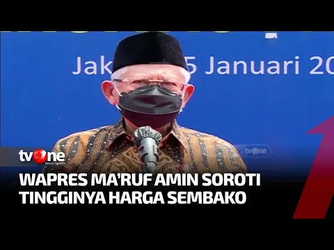Harga Sembako Belum Stabil, Wapres: Operasi Pasar Akan Terus Dilakukan