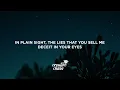 Khalid - in plain sight (Lyrics)