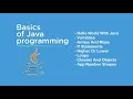Basics Of Java Programming - Loops