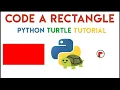 Python Turtle - Code a Rectangle Tutorial