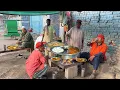 ONLY RS 80/-🤫 BABA LATEEF SIRI PAYE \u0026 ANDA CHANAY BREAKFAST | ROAD SIDE DHABA | STREET FOOD PAKISTAN