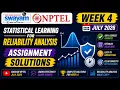 Statistical Learning for Reliability Analysis Week 4 Assignment Answers 2026 NPTEL July 2026