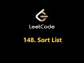 Sort List Merge Sort Of Linked List 148 using Java