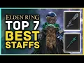 Best Staffs For MAGIC SORCERY BUILDS - Intelligence Faith Arcane Weapons