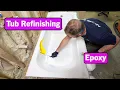 Tub Refinish Tips Epoxy Coating Repairing an Old Tub