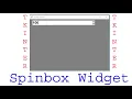 Spinbox Widget Tkinter