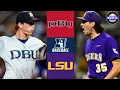 DBU vs LSU Regionals Winners Bracket 2025 College Baseball Highlights