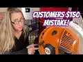 Stihl BR700 Backpack Blower won t start after Customer tried to fix 150 OOPS