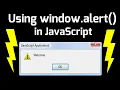 JavaScript Programming Tutorials Part 2 Using window alert in JavaScript