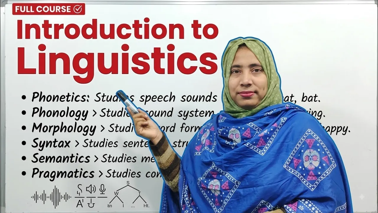 Introduction to Linguistic | What is Linguistics | Morphology | Phonology | Word Formation process |