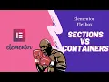 Elementor Containers How To Use Container in Elementor - Difference Between Section Vs Container