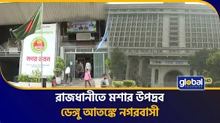মশা নিধনে দুই সিটি করপোরেশনের কার্যক্রম নিয়ে প্রশ্ন, বাড়ছে ডেঙ্গু আতঙ্ক | Global TV News