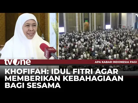 Lebaran Bersama Gubernur Jawa Timur Khofifah Indar Parawansa