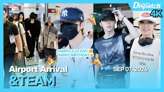 앤팀, "해피 의주's데이🎂🥳내일 컴백도 파이팅🎊" l &TEAM, "Happy EJ’s Day🎂🥳Good luck with tomorrow’s comeback too🎊" [공항]