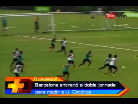 Barcelona entrenó a doble jornada para medir a U. Católica
