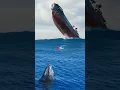 Lagu kapal tanker ketemu paus di laut lepas #shorts