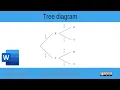 20 Tree diagram - Math with Word