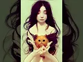 Download Lagu Nyan Cat Karaoke - Girl holding kitty singing Nyan Cat - Imaginary Art