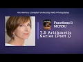 Functions 7 5 Arithmetic Series Part 1