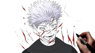 How To Draw Gojo vs Cleave | Step By Step | Jujutsu Kaisen