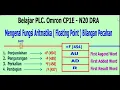 Belajar PLC Omron Mengenal Fungsi Aritmatika Bilangan Pecahan Floating Point