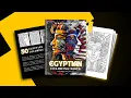Egyptian Coloring Book - 50 Coloring Pages for Adults Teens