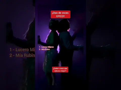¿Quién cantó mejor? Lucero Mijares vs Mía Rubín 🎤✨ #duo #comolaflor #musica