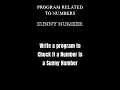 Sunny Number in Java Check Sunny Number Program Java Programs for Beginners