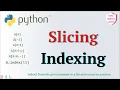 Basic Python Tutorial - 11 Indexing Slicing in Python Examples Negative Indexing