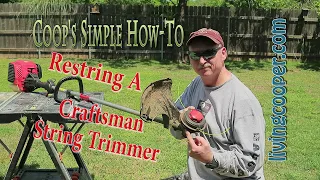 Coop s Simple How-To - Restring A Craftsman String Trimmer