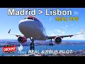 Download Lagu Echte Airbus-piloot vliegt van Madrid naar Lissabon | Volledige Fenix A320-vlucht in MSFS 2024