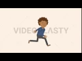 Black Man Running Animation MOV GIF