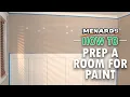 How To Prepare a Room for Painting Like a Pro Menards