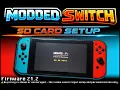 How to create your SD Card with Atmosphere and bootloader on a 1UPTechy modded Nintendo Switch